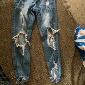 Rue 21 denim jeans distressed
